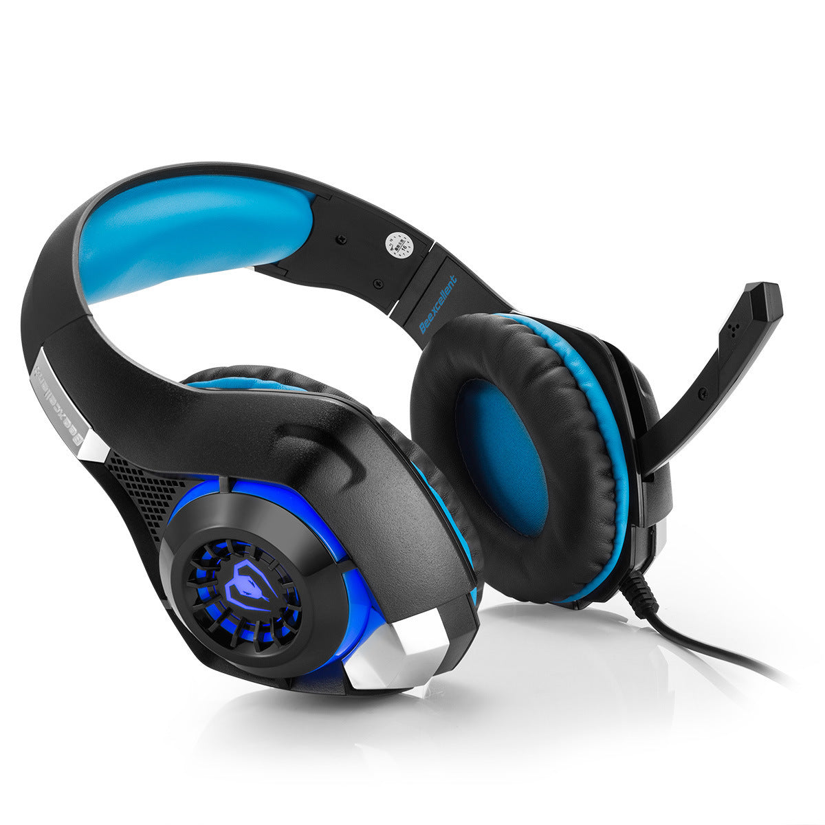 Beexcellent GM-1 Auriculares Gaming Profesionales - Diadema Gamer Ergonómica con Cancelación de Ruido y Bajos Profundos para PC y Consolas