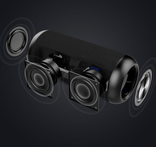 Bocina Bluetooth Portátil Impermeable – Altavoz Inalámbrico Resistente al Agua con Sonido Estéreo Bass para Exterior y Alberca