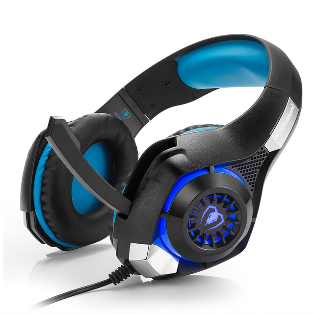Beexcellent GM-1 Auriculares Gaming Profesionales - Diadema Gamer Ergonómica con Cancelación de Ruido y Bajos Profundos para PC y Consolas