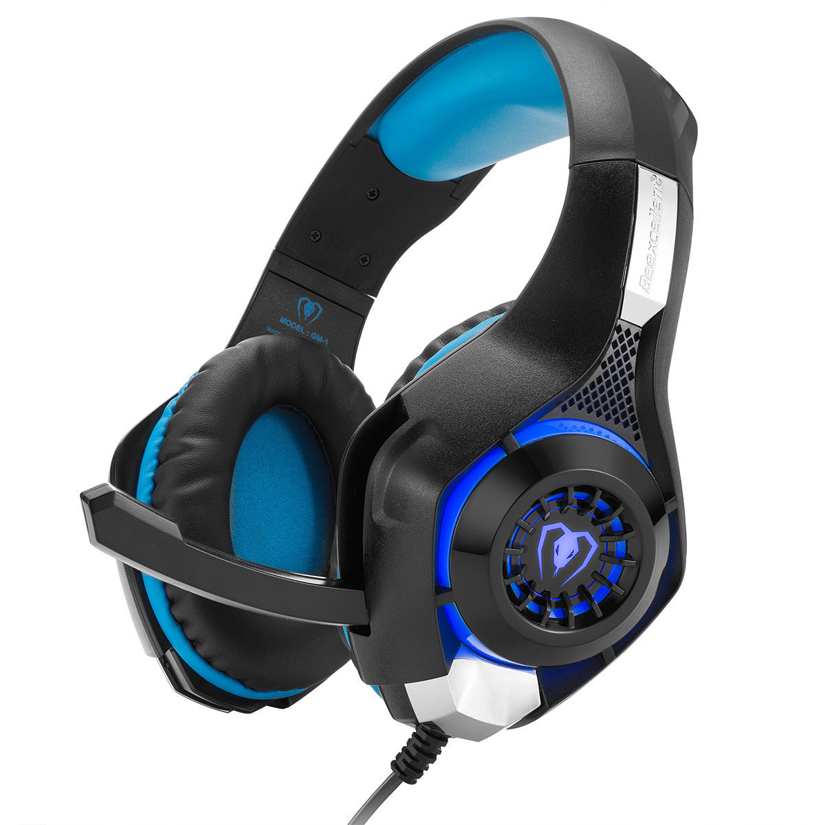 Beexcellent GM-1 Auriculares Gaming Profesionales - Diadema Gamer Ergonómica con Cancelación de Ruido y Bajos Profundos para PC y Consolas
