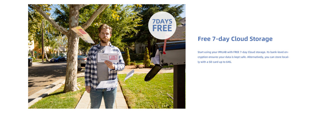 Cámara IMILAB A1 2K - Cámara de Seguridad WiFi Compatible con Mi Home App, Versión Global con Visión Nocturna y Audio